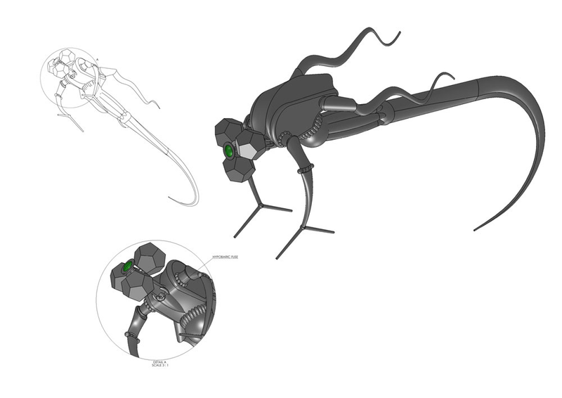 Illustration for article titled Father-daughter team use a 3D printer to create awesome nanobot art